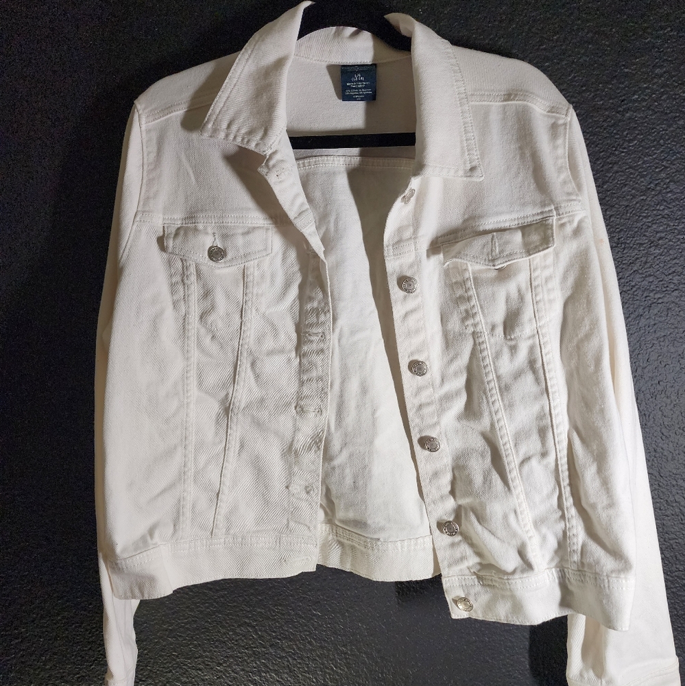 Faded Glory white jacket